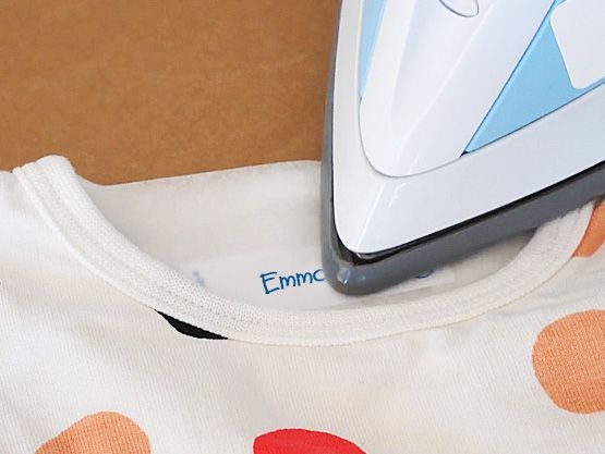 Etichette adesive per vestiti da personalizzare senza ferro