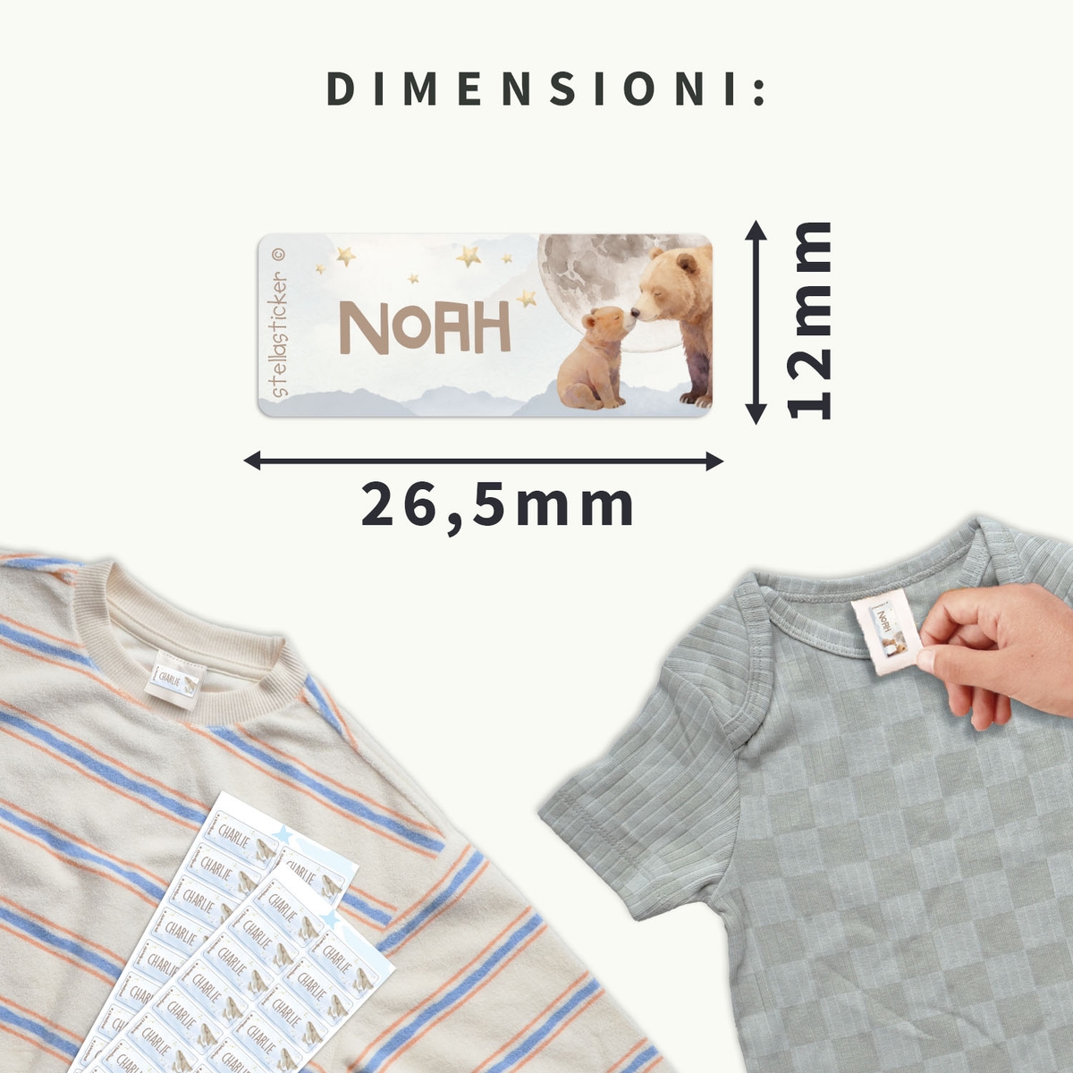 Adesivi per vestiti Acquerello