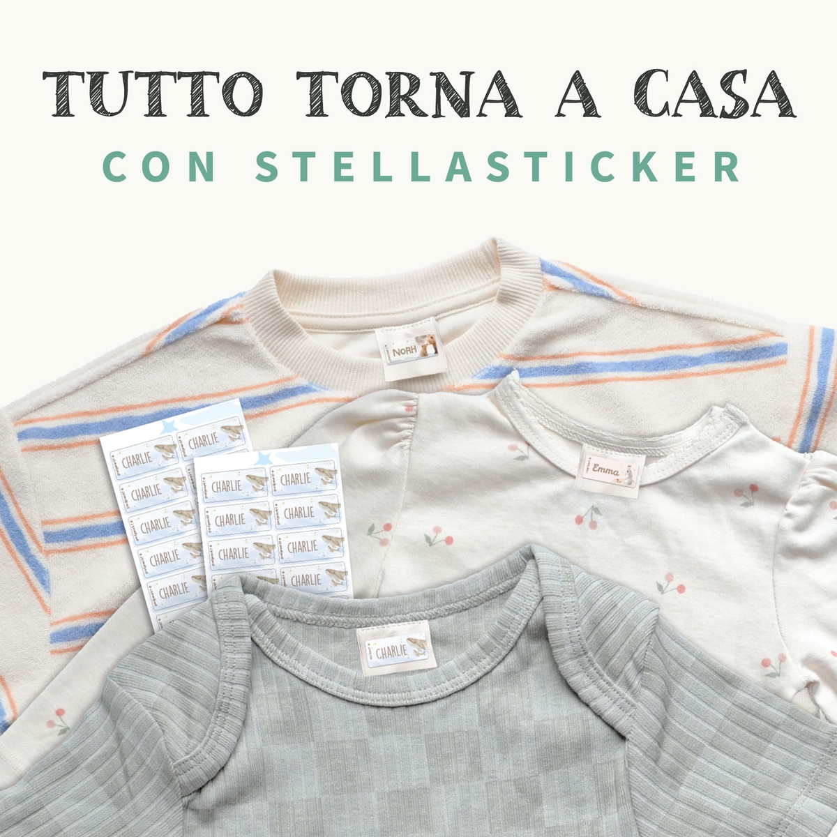 Adesivi per vestiti Acquerello