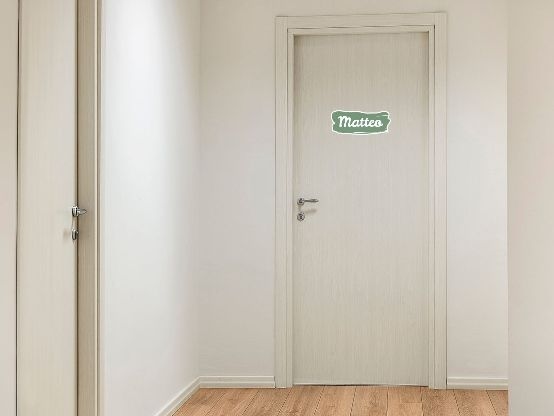 Adesivo per porta minimal