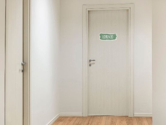 Adesivo per porta minimal