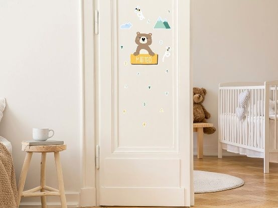Adesivo per porta a tema