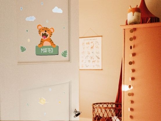 Adesivo per porta a tema