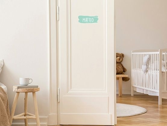 Adesivo per porta minimal