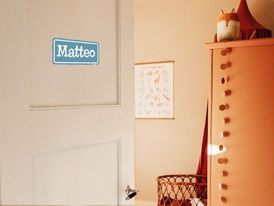 Adesivo per porta minimal