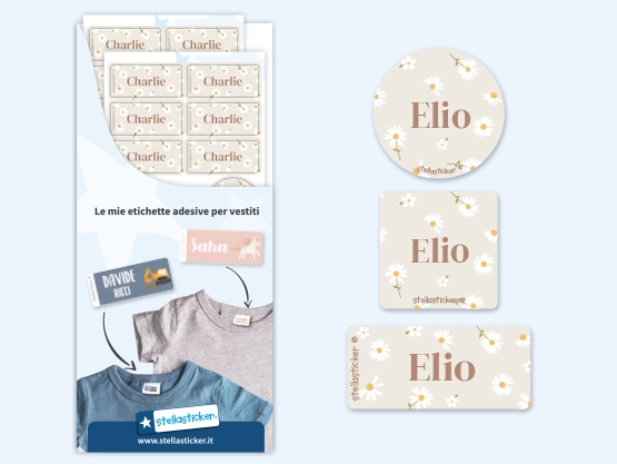 Set adesivi per abbigliamento - Design