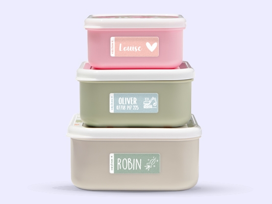 Adesivi con nome - mono colore