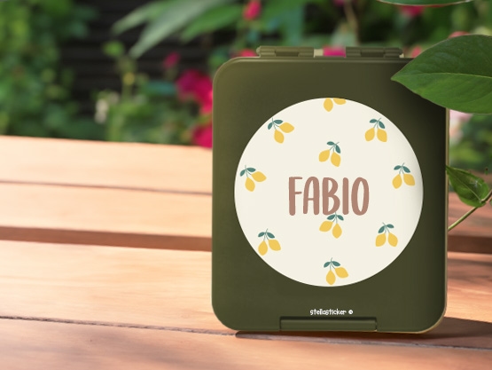 Porta pranzo con nome di Design