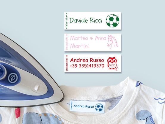 Etichette personalizzate per abbigliamento da | Arem Italia