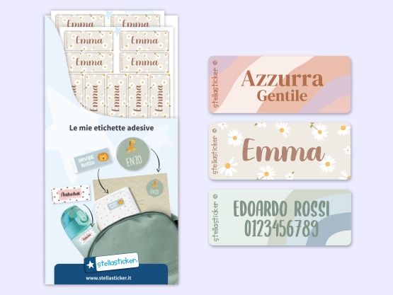 Etichette adesive di Design