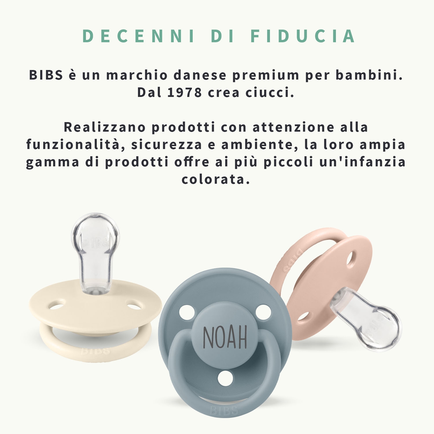 Ciuccio personalizzato con nome