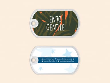 Targhette per zaini e borse Design ergobag