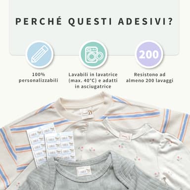 Adesivi per vestiti Acquerello