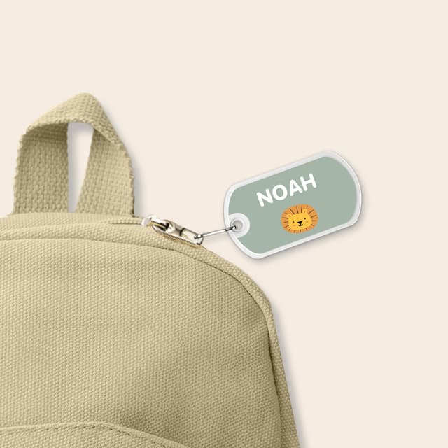 Targhetta per borsa e zaino