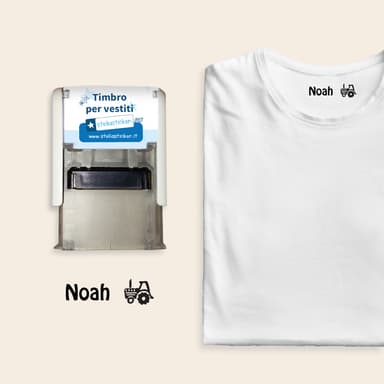 Timbro per vestiti