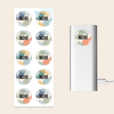 Adesivi rotondi design 3D