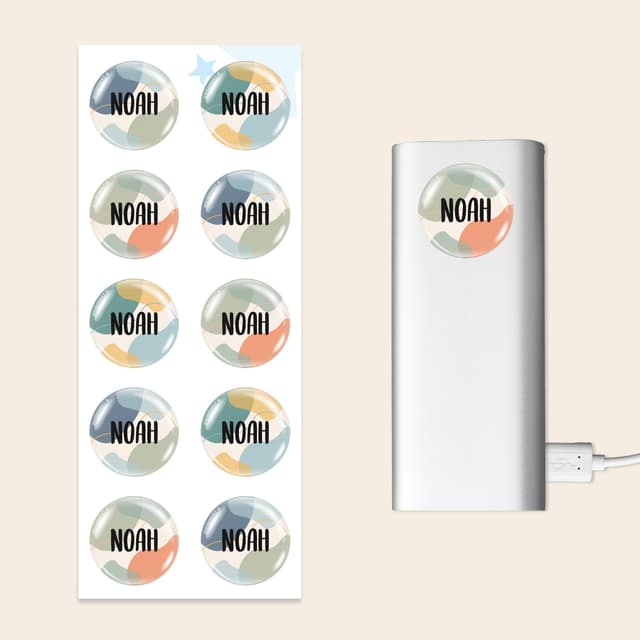 Adesivi rotondi design 3D