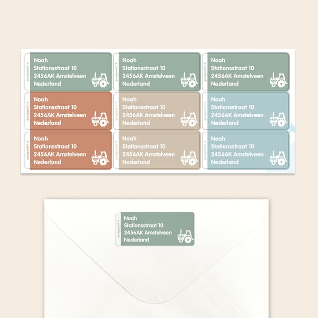 Etichette adesive grandi