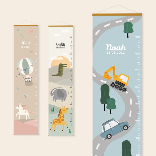 Metro da parete per crescita bambini