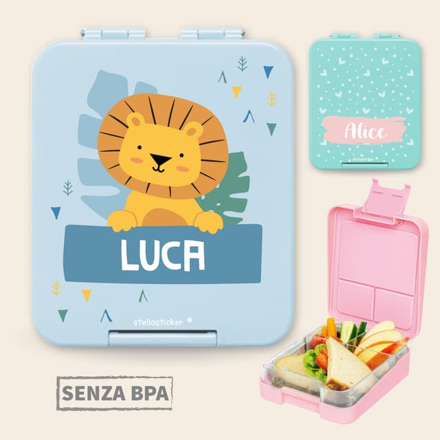 Porta merenda personalizzato a tema