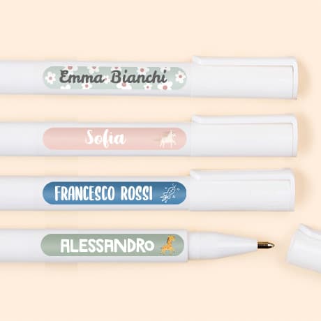 Etichette adesive piccole