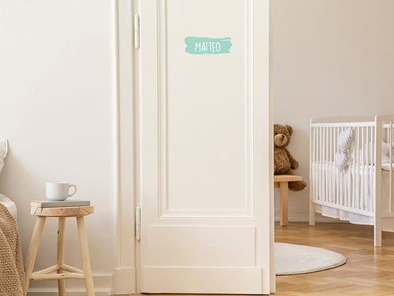 Adesivo per porta minimal