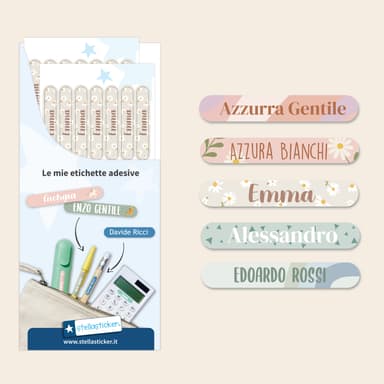 Etichette adesive piccole di Design