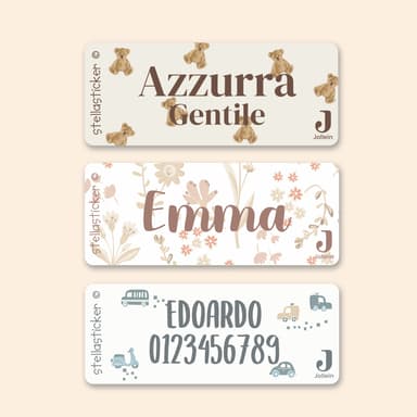 Adesivi con nome - Jollein