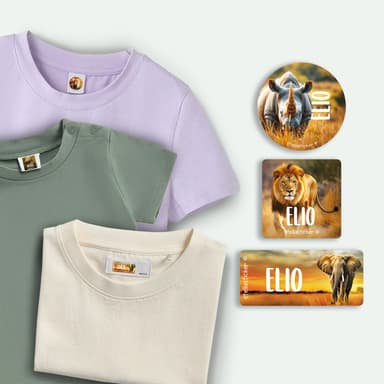 Set adesivi per abbigliamento - Mondo Reale