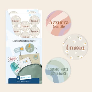 Etichette rotonde di Design