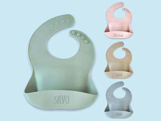 Bavaglino in silicone personalizzato