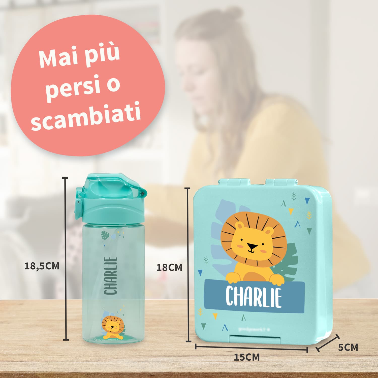 Set per il pranzo – Porta pranzo e borraccia