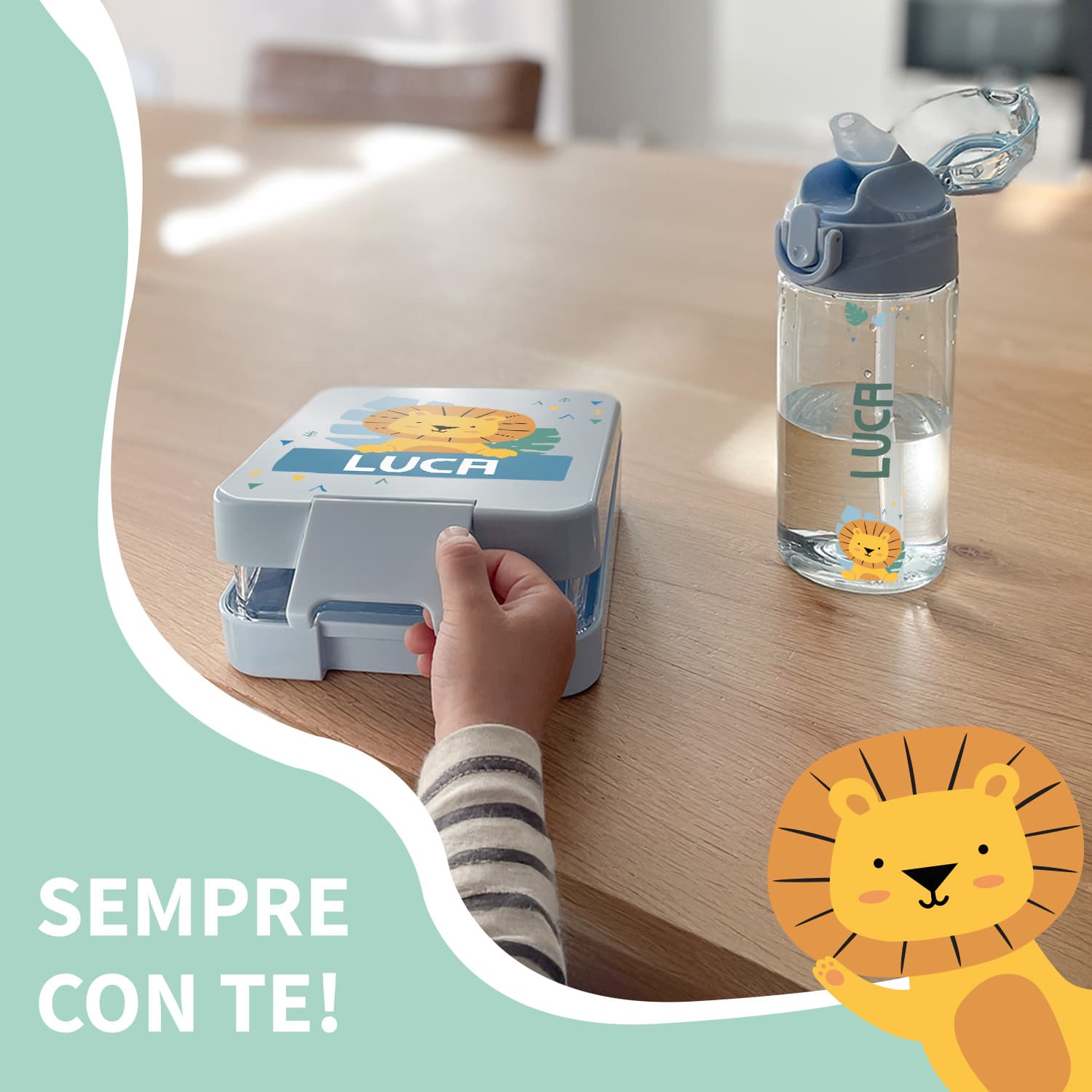 Set per il pranzo – Porta pranzo e borraccia