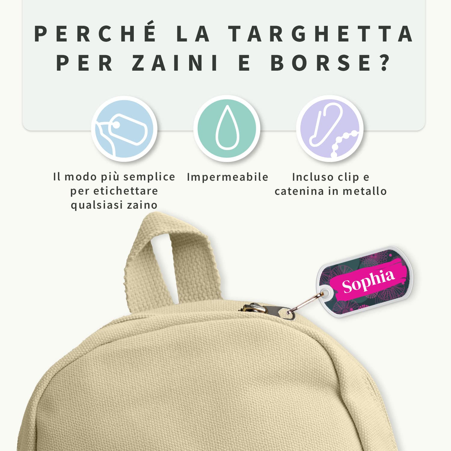 Targhette per zaini e borse Design ergobag
