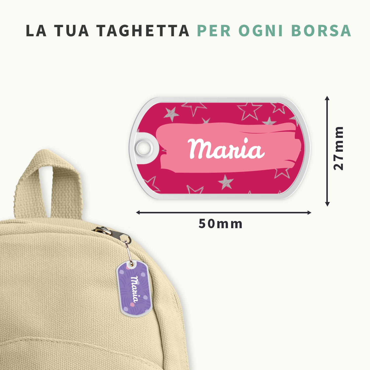 Targhette per zaini e borse Design ergobag