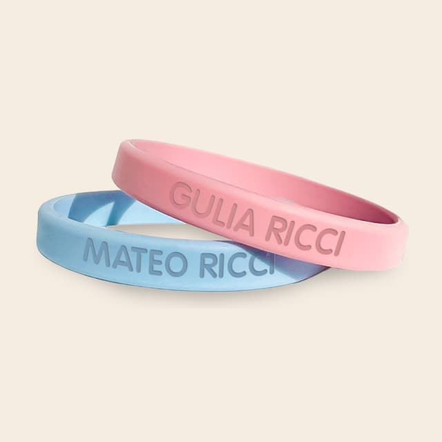 Pacchetto con 2 braccialetti SOS