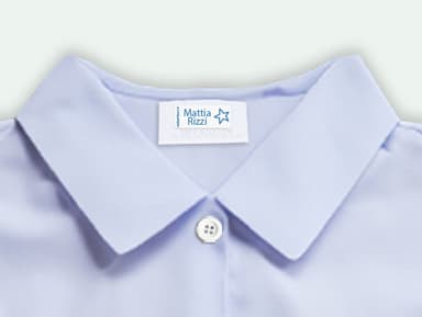 Etichette adesive per abbigliamento