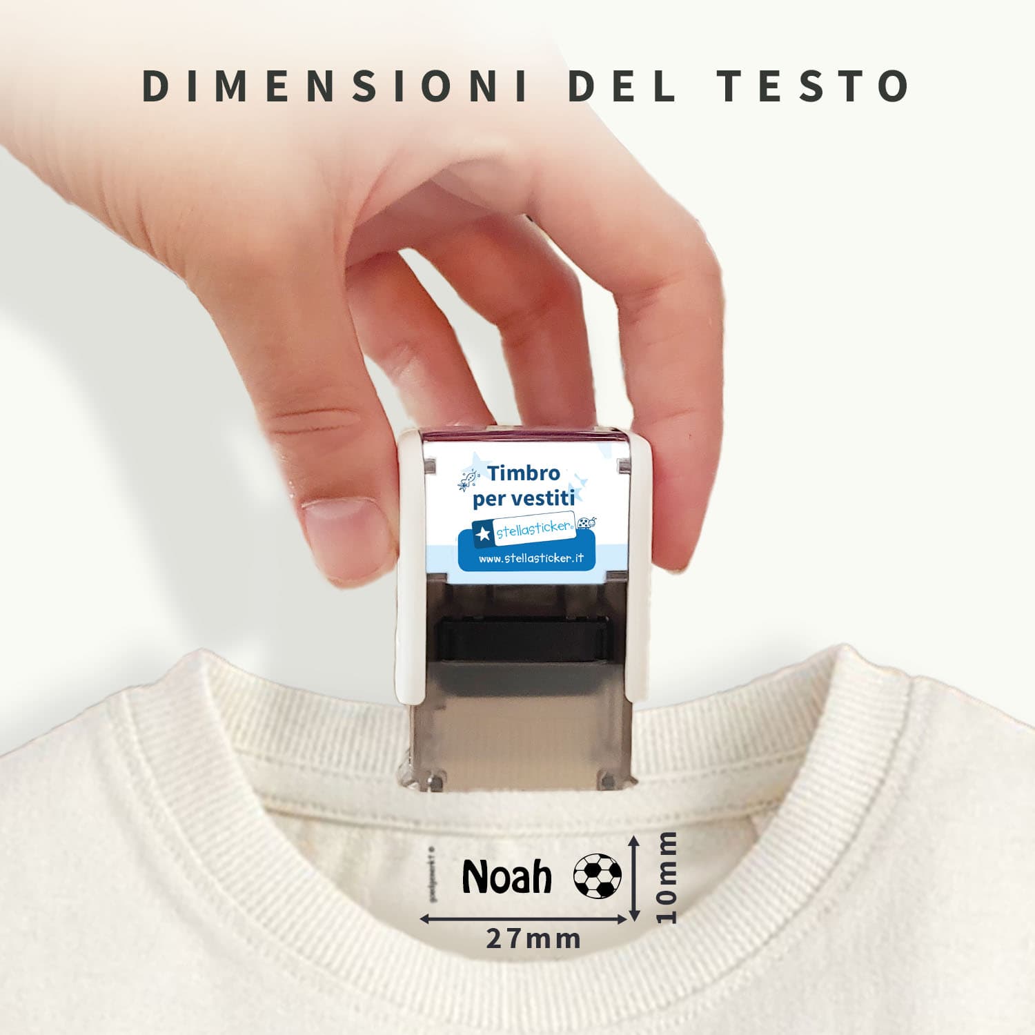 Timbro per vestiti