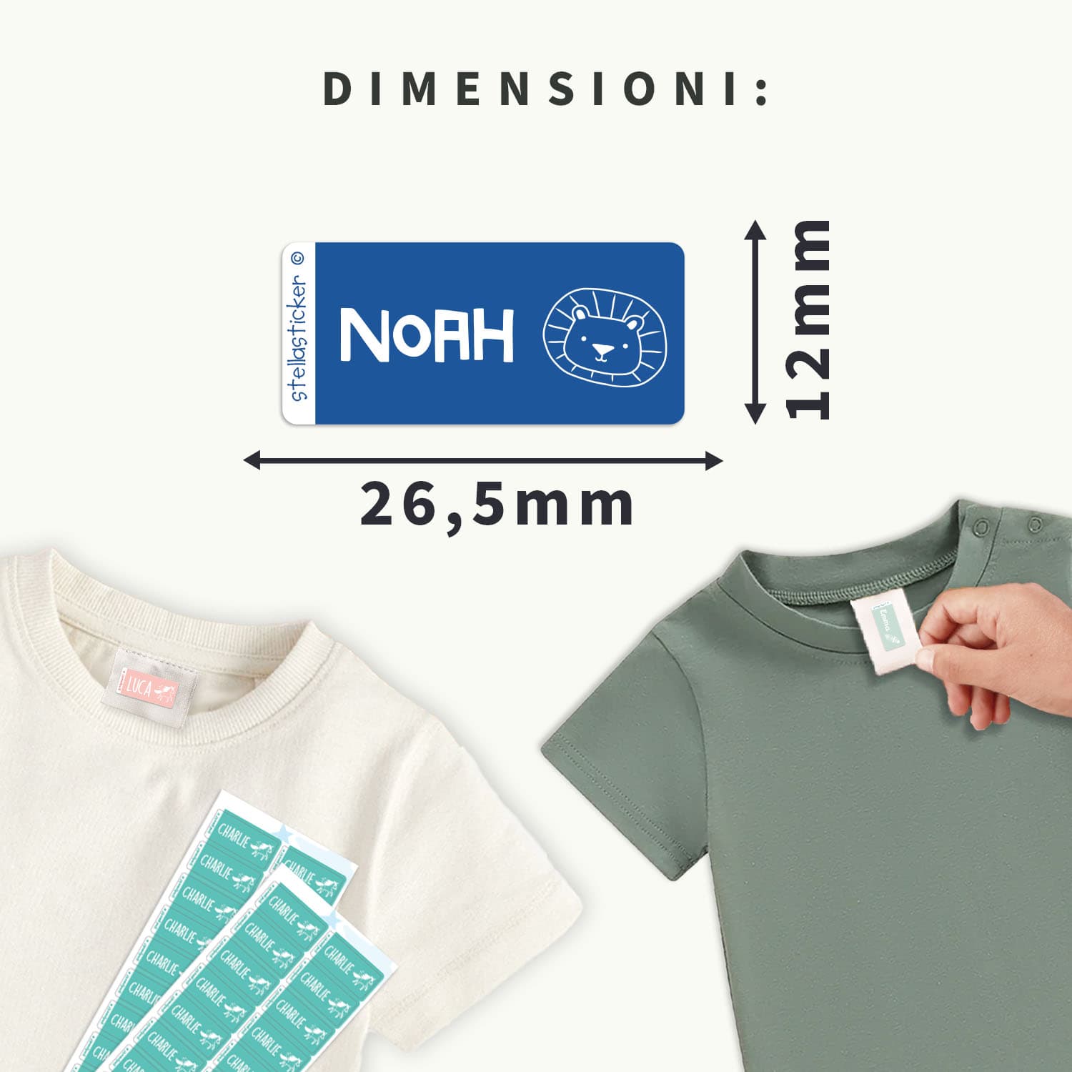 Adesivi per abbigliamento