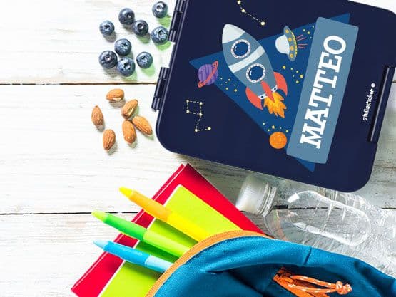 Porta merenda personalizzato a tema