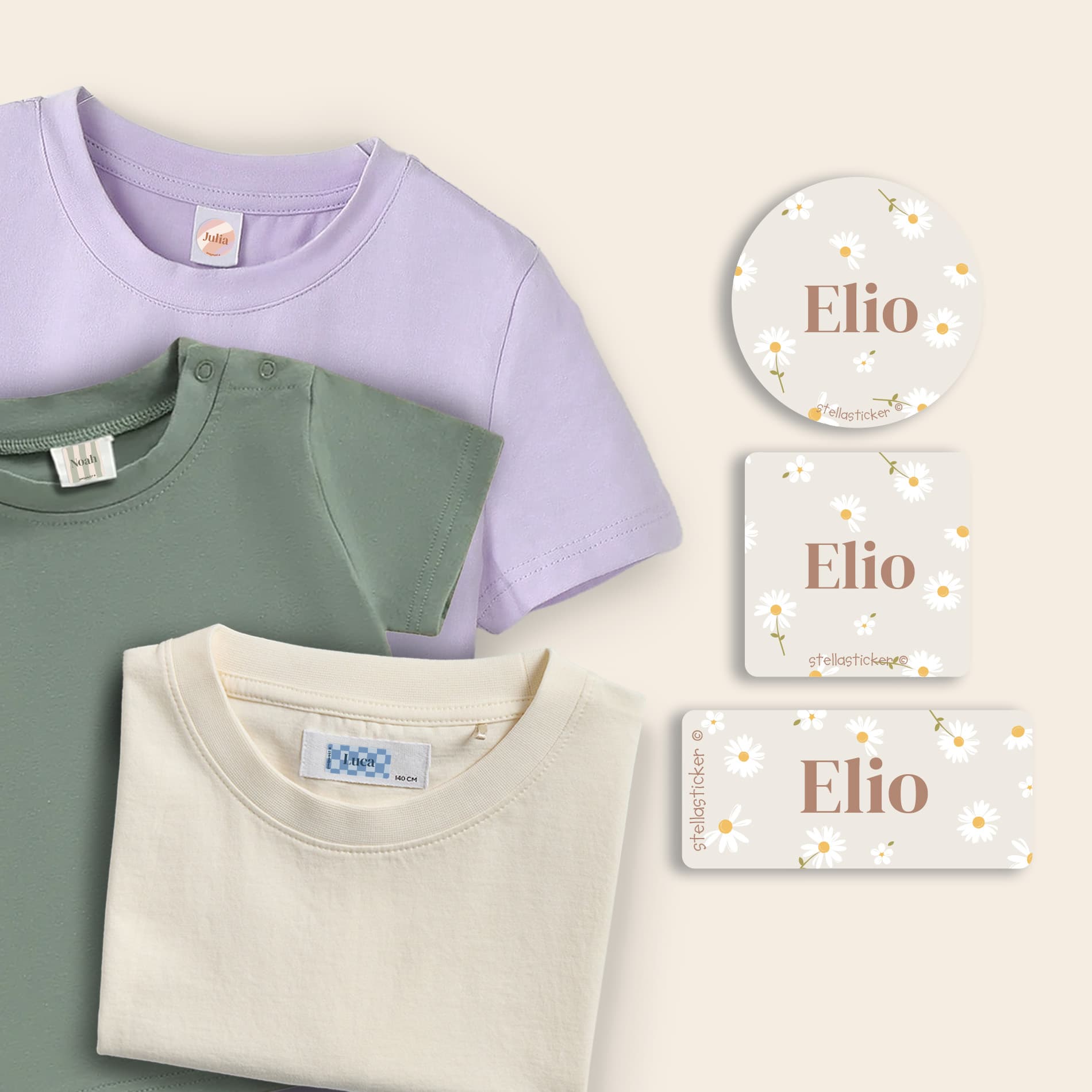 Set adesivi per abbigliamento - Design