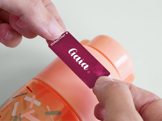 Adesivi ergobag con nome