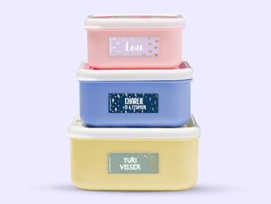 Adesivi con nome e design in Oro