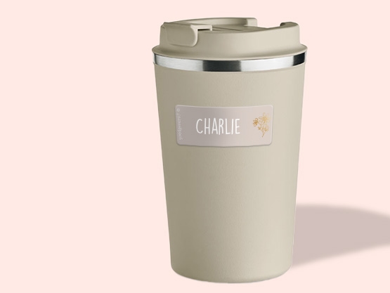 Adesivi con nome e design in Oro