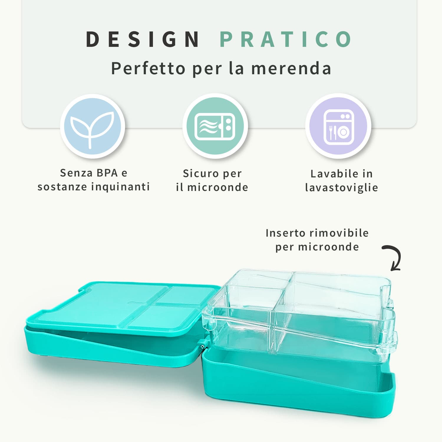 Porta pranzo con nome di Design