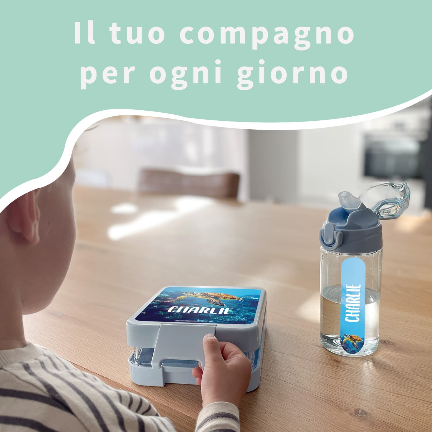 Porta pranzo con Nome - Mondo Reale