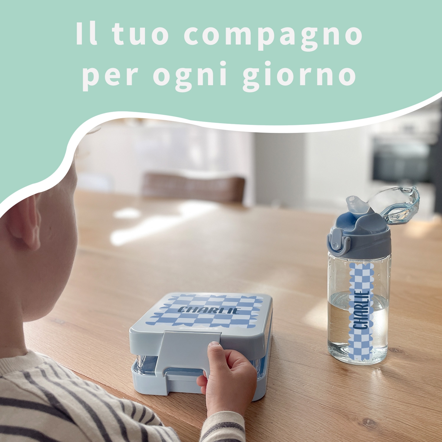 Porta pranzo con nome di Design