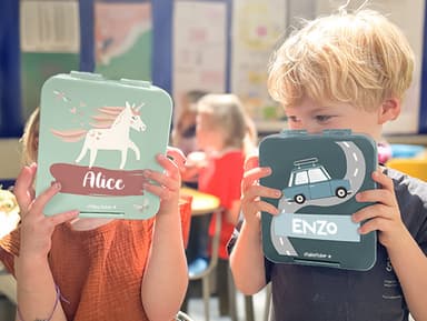 Pack Duo Porta merenda personalizzati