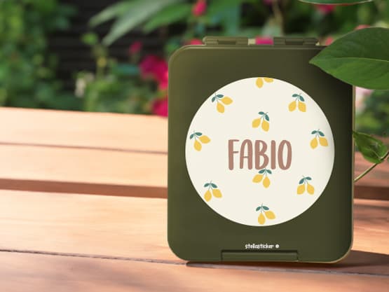 Porta pranzo con nome di Design