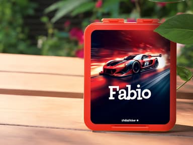 Porta pranzo con Nome - Mondo Reale